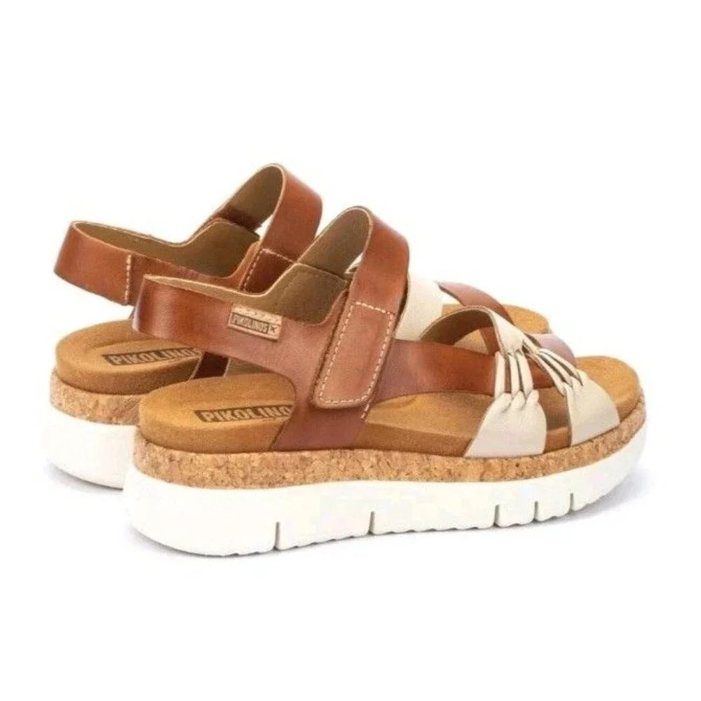 PIKOLINOS Palma Leather Sandals Women's Size 41 (US 10-10.5) Wedge W4N-0968C1